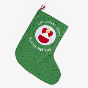 Grande Chaussette De Noël Drapeau de Noël personnalisé d'ange autrichien