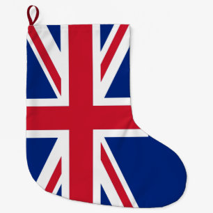 Grande Chaussette De Noël Drapeau du Royaume-Uni Union Jack