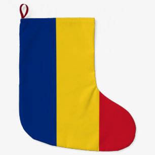Grande Chaussette De Noël Drapeau roumain (Roumanie)