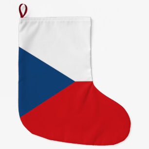 Grande Chaussette De Noël Drapeau tchèque