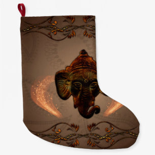Grande Chaussette De Noël Éléphant d'Asie