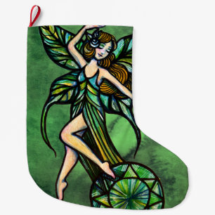Grande Chaussette De Noël Emerald Fairy
