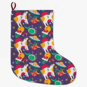 Grande Chaussette De Noël Enlèvement d'Aliens