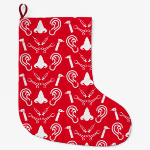 Grande Chaussette De Noël ENT Otolaryngologie Otorhinolaryngologue