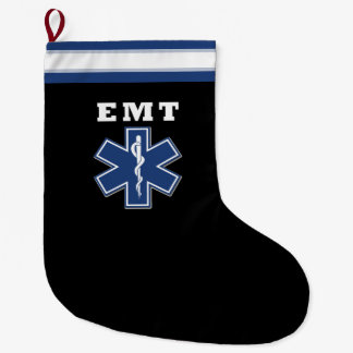 Grande Chaussette De Noël Étoile d'EMT de la vie