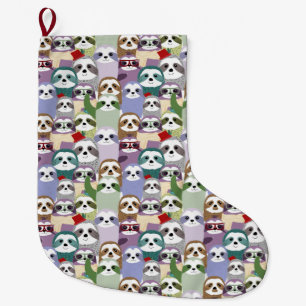 Grande Chaussette De Noël Fentes