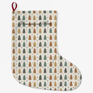 Grande Chaussette De Noël Festive Harmony