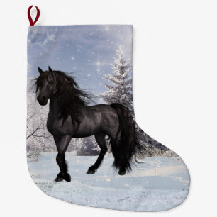 Grande Chaussette De Noël Fêtes d'hiver Friesienne 2024