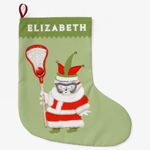 Grande Chaussette De Noël Filles crosse