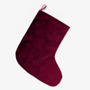 Grande Chaussette De Noël Fleur Écrasée