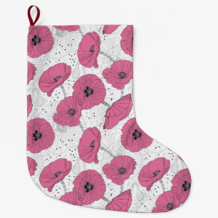 Grande Chaussette De Noël Floral