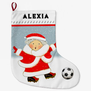 Grande Chaussette De Noël Football féminin