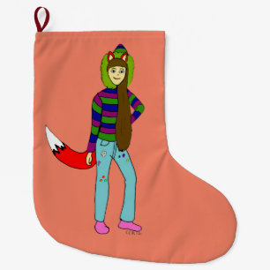 Grande Chaussette De Noël foxgirl