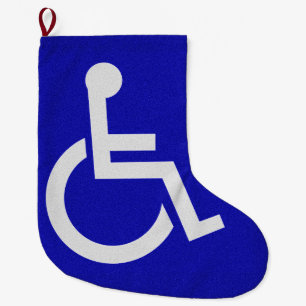 Grande Chaussette De Noël Handicapés handicapés