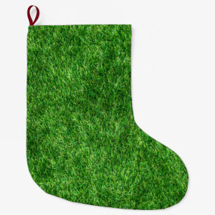 Grande Chaussette De Noël Herbe verte