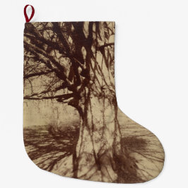 Grande Chaussette De Noël Hêtre (par Eugène Atget)