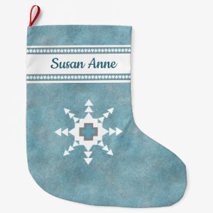 Grande Chaussette De Noël Hiver de sud-ouest personnalisé