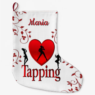 Grande Chaussette De Noël I Heart Tap Dance Personnelle