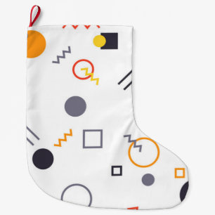 Grande Chaussette De Noël Illustration cool, unique, tendance, abstraite urb
