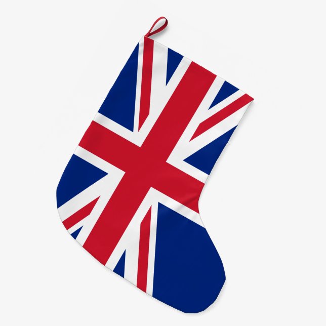 Grande Chaussette De Noël Jack United Kingdom (Devant (Accrochage))
