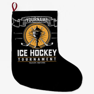 Grande Chaussette De Noël Jeux de hockey sur gazon