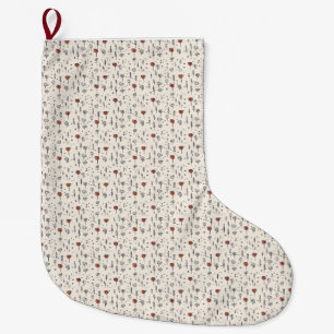 Grande Chaussette De Noël La Vie Est La Fleur Pour Laquelle L'Amour Est Le M