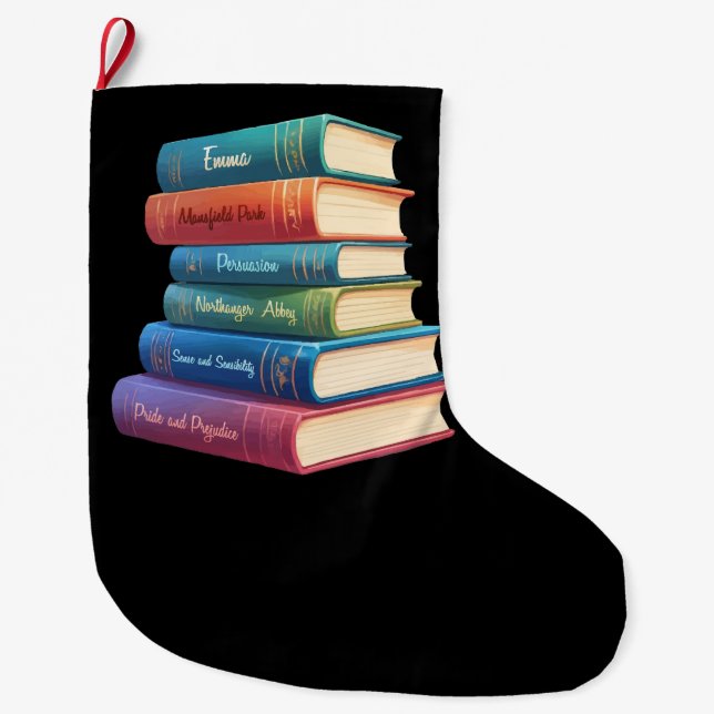 Grande Chaussette De Noël Les romans de Jane Austen VIII (Devant)