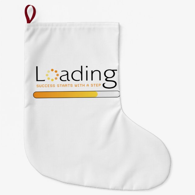 Grande Chaussette De Noël Loading (Devant)