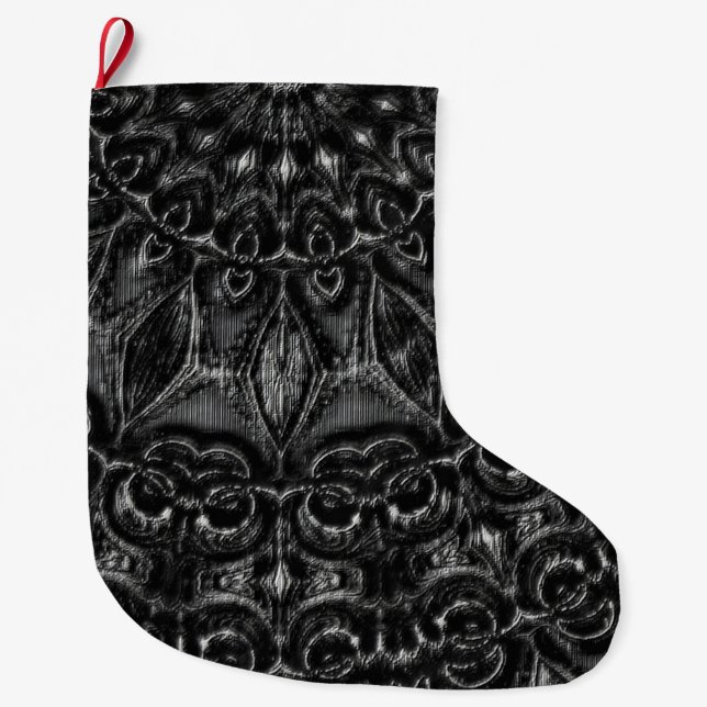 Grande Chaussette De Noël Mandala (Devant)