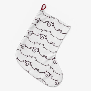 Grande Chaussette De Noël modèle tourbillon