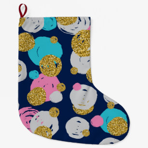 Grande Chaussette De Noël Motif point 11