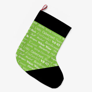 GRANDE CHAUSSETTE DE NOËL MOTS DE VIN