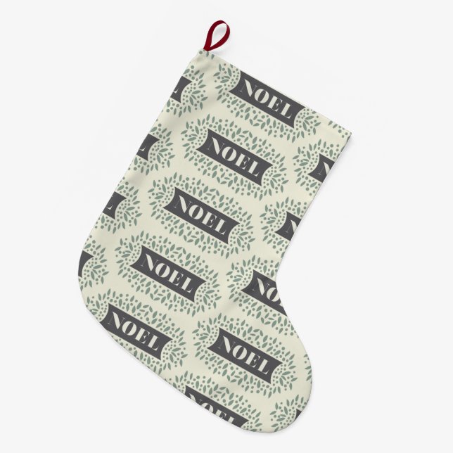 Grande Chaussette De Noël noël (Devant (Accrochage))