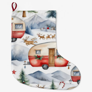 Grande Chaussette De Noël Noël caravanier