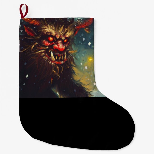 Grande Chaussette De Noël Noël Krampus 4 (Devant)