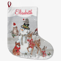 Noël mignon renne Bois Animal Snowman