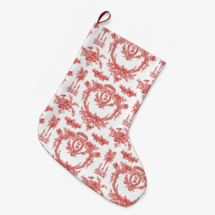 Grande Chaussette De Noël Noël stockant Marie Toile strawberry2