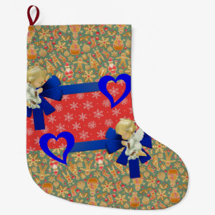 Grande Chaussette De Noël Noël Stocker, Noël Baby Angel