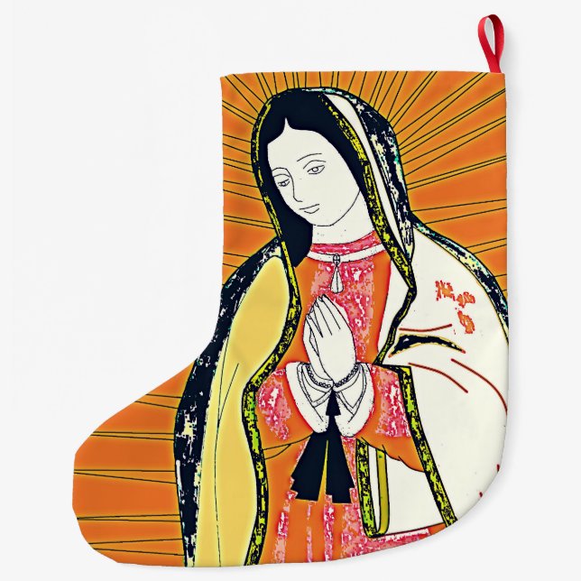 Grande Chaussette De Noël notre dame de guadalupe (Dos)