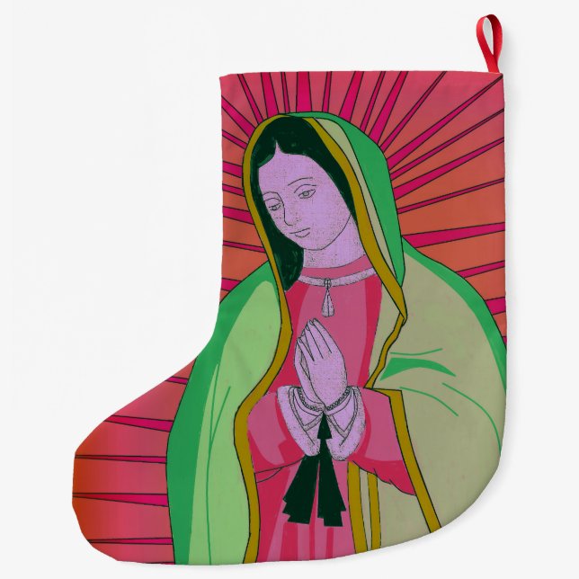 Grande Chaussette De Noël notre dame de guadalupe (Dos)