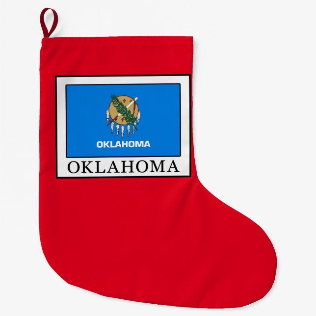 Grande Chaussette De Noël Oklahoma (Devant)