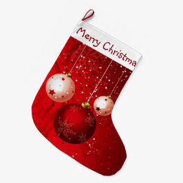 Grande Chaussette De Noël Ornements