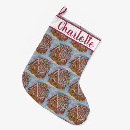 Grande Chaussette De Noël Pain d'épices