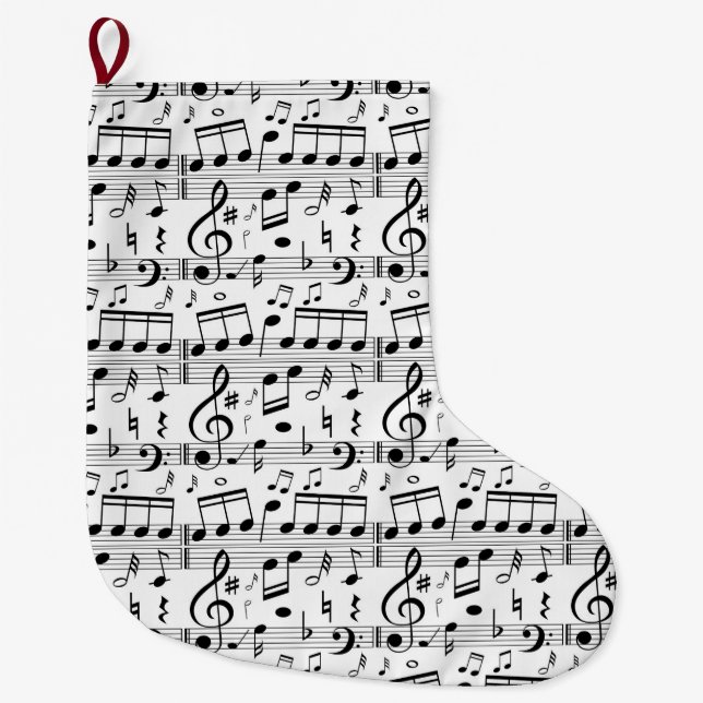 Grande Chaussette De Noël Partition musicale (Devant)