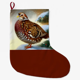 Grande Chaussette De Noël Partridge de Noël 1