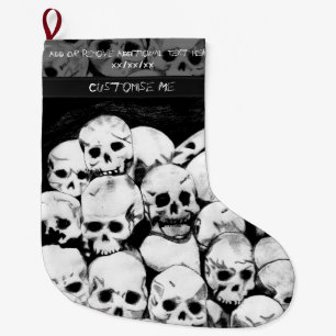 Grande Chaussette De Noël Pile-O-Crânes