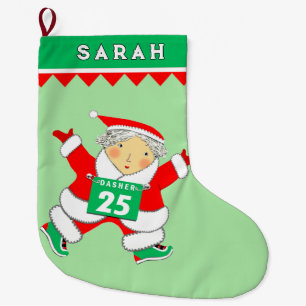 Grande Chaussette De Noël Piste d'Athlétisme