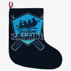 Grande Chaussette De Noël Rafting personnalisé Whitewater River Adventure