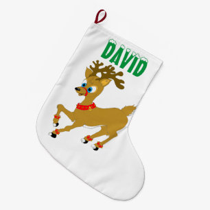 Grande Chaussette De Noël Reinder de Noël