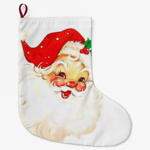 Grande Chaussette De Noël Réservation de Noël, Père Noël